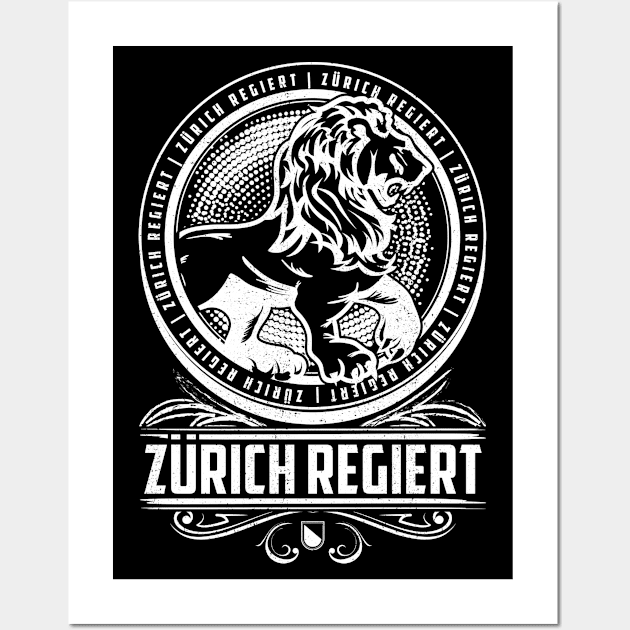 Zurich / Zürich Regiert Wall Art by BigWildKiwi